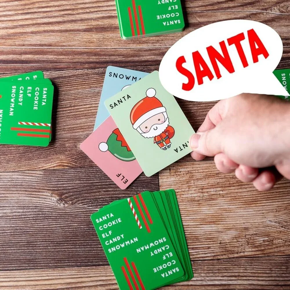 Santa Cookie Elf Candy Snowman Christmas Edition Holiday Card Game by Taco Cat G